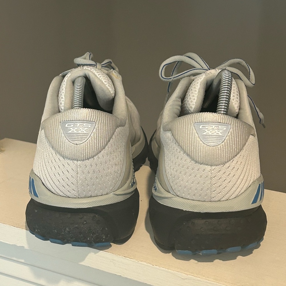 Brooks Shoes Mens 10.5 D White Lace Up GTS 20 Running Sneakers 1103071D135 Shoe - Picture 10 of 14